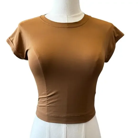 Free People Women's Twig Never Better Ultra-Light Cropped Tee Size S - Picture 5 of 8